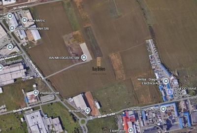 Teren Construcții intravilan de 5000 mp, în Industrial Vest