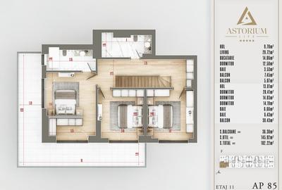 Apartament 5 Camere Duplex cu Finisaje de Lux | Rezidențial | Comision 0% - 2