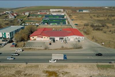 Hala de inchiriat 480 mp deschidere directa la E85 trafic intens - 1