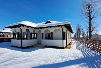 CASA 4 CAMERE CU SUPRAFATA GENEROASA IN  STIL NEOROMANESC - 1