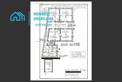 Casă cu 3 camere în Central