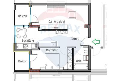 Apartament nou de vanzare 58 mp Soporului Comision 0% - 7