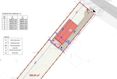 Teren intravilan 890mp in Chinteni – zona centrala, strada principala - 1