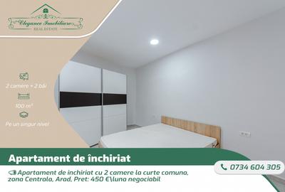 Apartament de inchiriat cu 2 camere la curte comuna, zona Centrala, Arad - 1