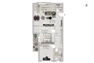 Bloc Butique Apartament Spatios 3 Camere - Metalurgiei - 2