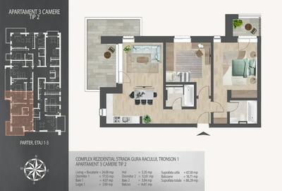 Apartament 3 camere, metrou și facilități urbane - 8