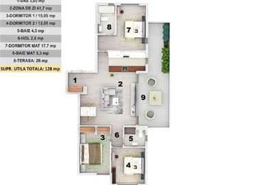 Vanzare Apartament  4 camere  Iancu Nicolae Nou - 11