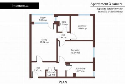 Drumul Taberei - Favorit, 3 camere, 2/10, mobilat, utilat complet, comision 0% - 16