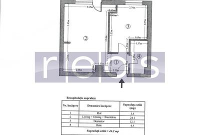 OPORTUNITATE VANZARE 2 CAMERE | STRAULESTI | NOU MOBILAT-UTILAT | 53MP - 16