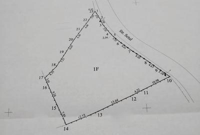Teren in sat, cu fundație casa P+1, vedere largă, lângă rău - 13