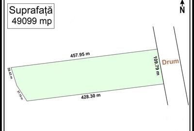 Teren intravilan 49.099 mp – Tunari, zona rezidentiala, oportunitate de dezvolta - 1