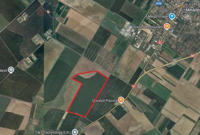 Teren agricol extravilan de 343000 mp, în Nord