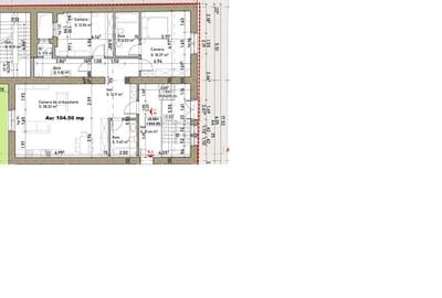 Apartament cu 3 camere semidecomandat în Central