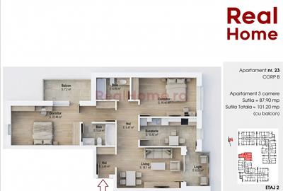 3 camere | 1 Decembrie 1918 | 15 min metrou | spatios  | premium - 2