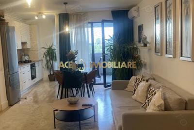 Apartament cu 2 camere decomandat, mobilat în Barbu Văcărescu