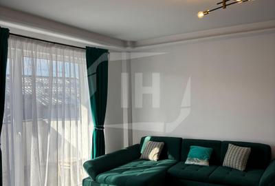 Apartament cu 2 camere semidecomandat, mobilat în Între Lacuri