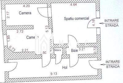 Spatiu comercial I 2 camere I Parter I Bulevardul Victoriei - 1