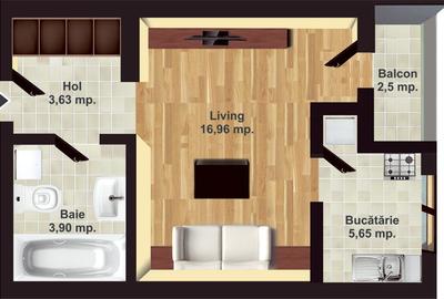 GARSONIERĂ PREȚ PROMOȚIONAL, OFERTĂ LIMITATĂ DIRECT DEZVOLTATOR  INCLUS  TVA 21% - 6