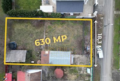 Teren Construcții intravilan de 630 mp, în Buziașului