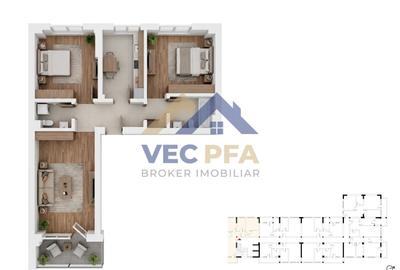 Apartamente 3 Camere și două unități tip Duplex Comision 0% - 2