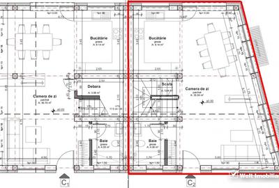 Duplex 4 camere, S+P+M, 156 mp utili, 280 mp teren,Dambul Rotund, zona linistita - 11