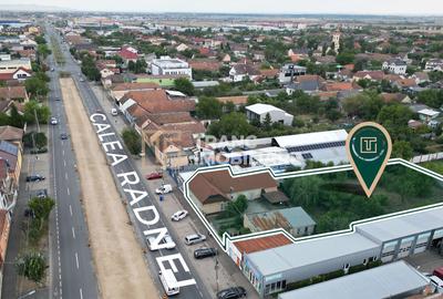 Teren pentru expunere comerciala de 2080 mp cu FS de 32 ml, cu birouri, Micalaca - 1