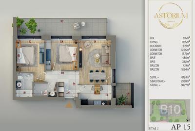 Apartament 3 Camere Finalizat în Ansamblu Rezidențial Nou | Mutare Imediata - 16
