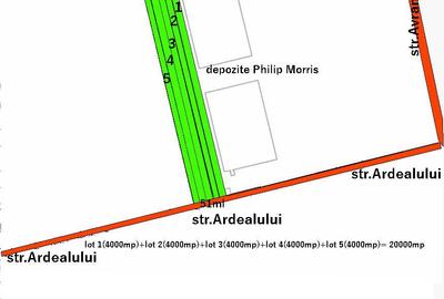 Teren intrav 20000mp dbl desch.51ml asfalt, pretabil sediu firme,depozite,,! - 1