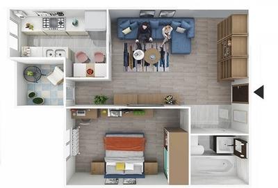 AVANGARDE CITY 2 CAMERE / OFERTA limitata  - 10. 000 euro reducere - 3