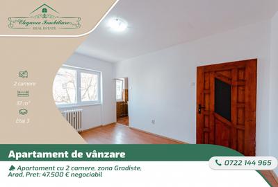 Apartament cu 2 camere semidecomandat în Grădiște