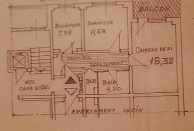 Vanzare ap. 2 cam. dec. et.8 din 10 nerenovat, bloc 1982, bd. Chisinau - Miramar