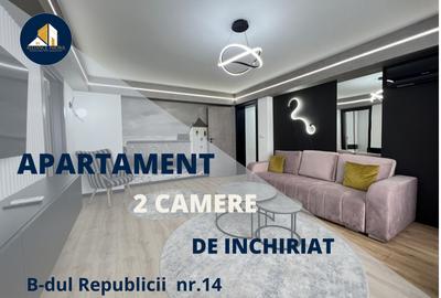 Apartament cu 2 camere semidecomandat, mobilat în Central