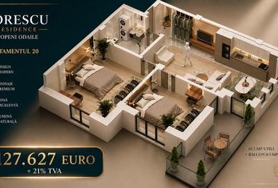 Sorescu Residence - Apartamente cu 2 camere, bloc cu lift - 9