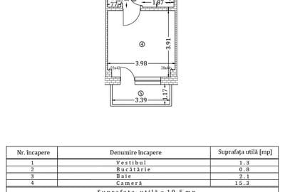 Garsoniera cu balcon, Bd. Ion Mihalache, etaj 3,  lift, Domenii - 6