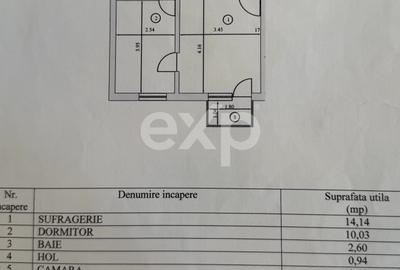 Apartament 2 camere decomandat, etaj 3, mobilat și utilat - 7