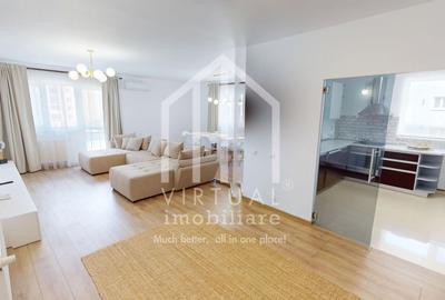 Apartament cu 3 camere, 92mp utili+teresa 23mp, bloc cu lift, etaj 2 - 4