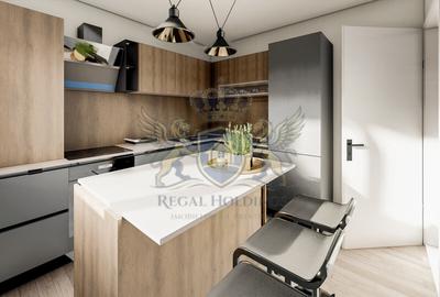 Garsoniera Modern,  44 Mp,Finalizat, Tractorul-Mall-Coresi - 1