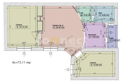 Apartament cu 3 camere și boxă la demisol, în zonă centrală I Sora - 4