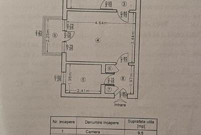 Apartament cu 2 camere semidecomandat, mobilat în Canta