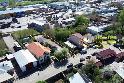 Hala 100 mp, teren 630 mp, D= 13 ml, zona E 85-oras - 3