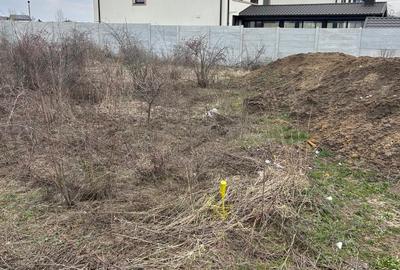 Teren intravilan cu AC în Bragadiru ,Str Curcubeului.410 mp .Deschidere 24 ml. - 2