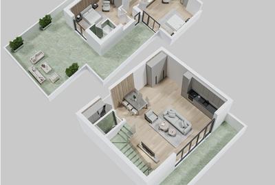 Penthouse NOU de tip DUPLEX aproape de metrou! - 1