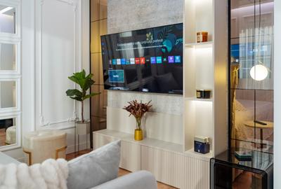 Decebal-3/4-renovata integral lux, mobilata + utilata modern, TV, 135000€ - 8