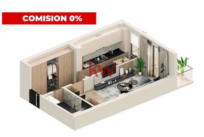 Apartament 1 cameră 38 mp | Bloc nou P+4 | Parcare inclusă | Valea Lupului - 2