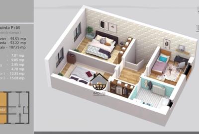 COMISION 0%, Duplex 4 Camere, 108 mp, 335 Teren, La Intrare SACALAZ - 9