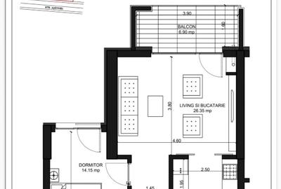 Apartament 2 camere centru Unirii-Palatul Parlamentului LUX. 700m Metrou - 12