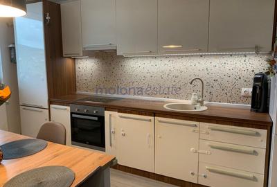 Apartament cu 2 camere semidecomandat, mobilat în Borhanci