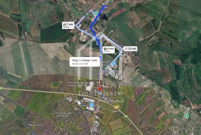 Teren construcție, în Șura Mare