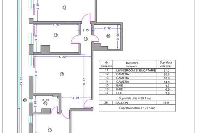 Spații moderne de birouri , suprafete 70 - 121 mp, PARCARE PROPRIE, cladire 2026 - 19