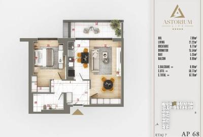 Apartament cu 2 camere decomandat în Theodor Pallady